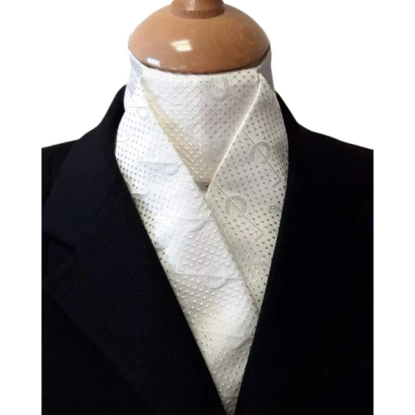 SHOWQUEST　Vintageストックタイ　蹄鉄ステッキ柄