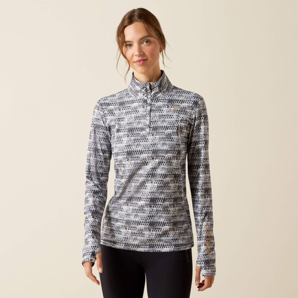 ARIAT　LOWELL3.0 1/4ZIPシャツ　オータムバティック