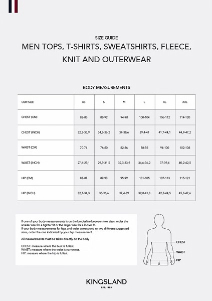 KINGSLAND 243 CLASSICメンズポロシャツ