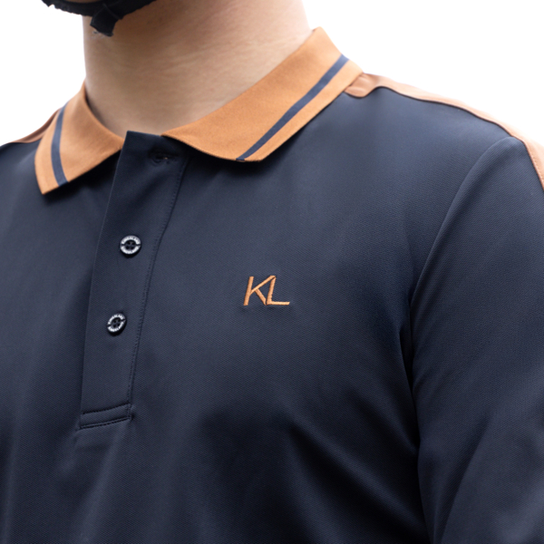 KINGSLAND 102 MARCOメンズ長袖ポロシャツ